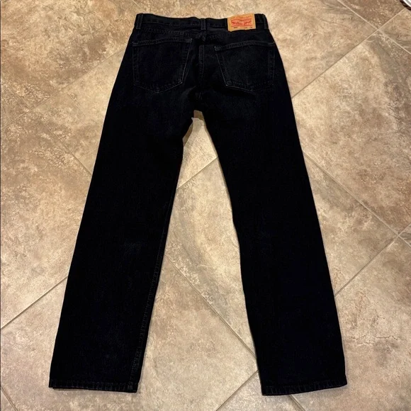 Men’s Levi’s 505 Black Denim 31Wx32L - Picture 3 of 3